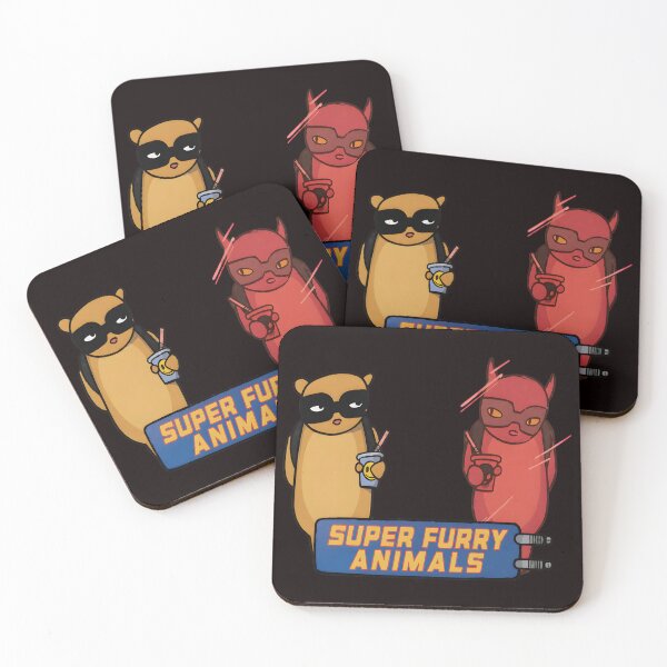 Item preview, Super Furry Animals Masked Friends Drink Time designed and sold by Millle-Feuye.