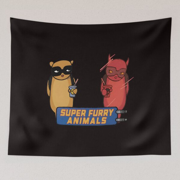Item preview, Super Furry Animals Masked Friends Drink Time designed and sold by Millle-Feuye.