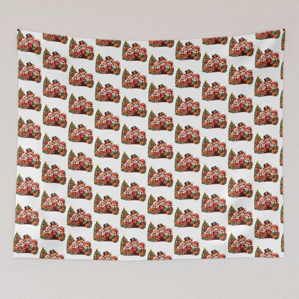 Item preview, Funny raccoon Christmas Lights Santa Xmas Forest Animals Holiday designed and sold by QuiteOrbit.