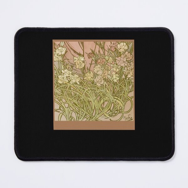 Item preview, Carnations-Alfonse-Mucha-Art-Nouveau-Flowers designed and sold by fearspre.