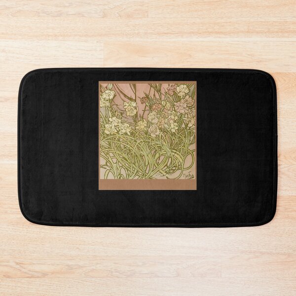 Item preview, Carnations-Alfonse-Mucha-Art-Nouveau-Flowers designed and sold by fearspre.