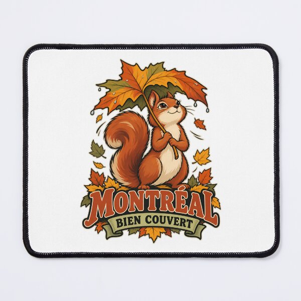Item preview, Montreal Bien Couvert Squirrel Leaf Umbrella designed and sold by Fenay Designs.