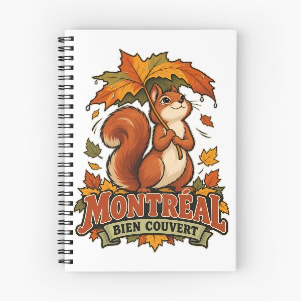 Item preview, Montreal Bien Couvert Squirrel Leaf Umbrella designed and sold by Fenay Designs.