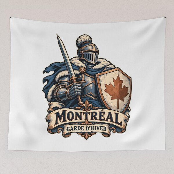 Item preview, Montreal Winter Guard Knight Maple Shield designed and sold by Fenay Designs.