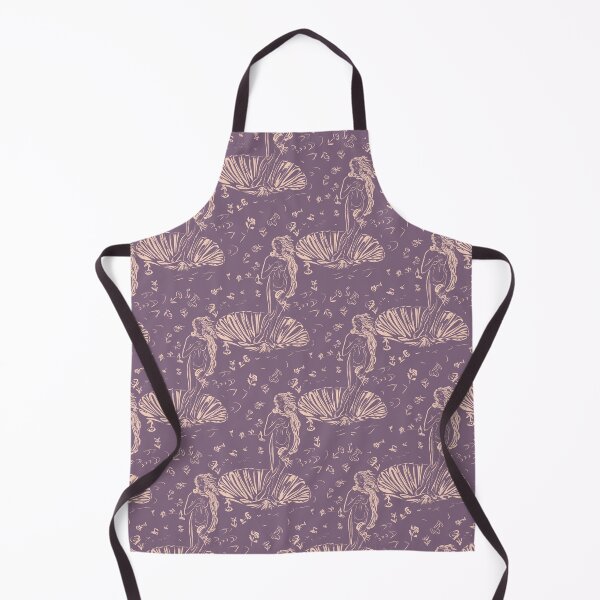 Item preview, Birth of Venus Shell Toile in Blush on Plum designed and sold by MotifMeadow.