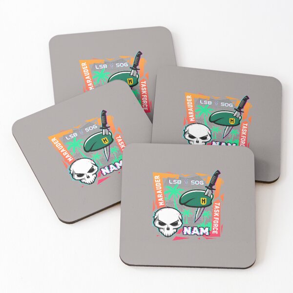 Item preview, Marauder Task Force Skull Knife Military Patch-43 designed and sold by KriszGomb.