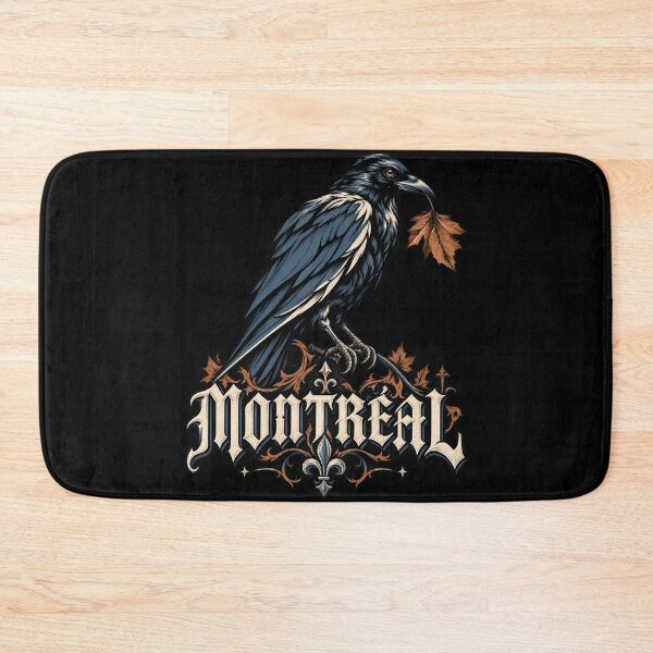 Item preview, Montreal Gothic Raven and Autumn Leaf designed and sold by Fenay Designs.