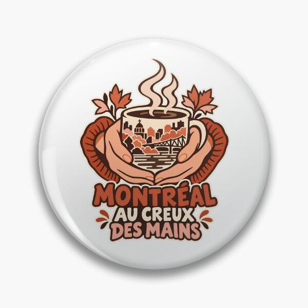Item preview, Montreal Skyline Coffee Warmed in Two Hands designed and sold by Fenay Designs.