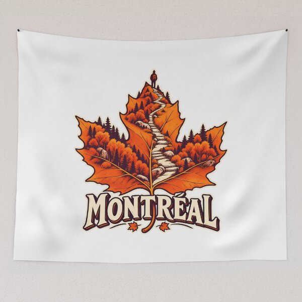 Item preview, Montreal Autumn Maple Leaf Summit Hike designed and sold by Fenay Designs.