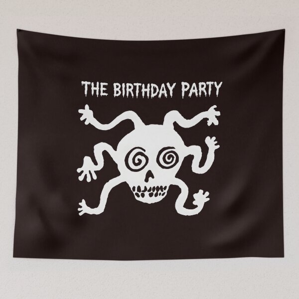 Item preview, The Birthday Party Skull Art designed and sold by AXA-Walahada.