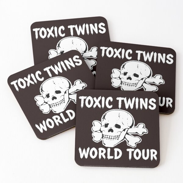 Item preview, Toxic Twins World Tour Skull designed and sold by AXA-Walahada.
