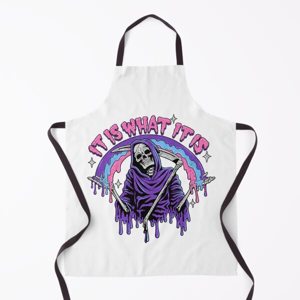 Item preview, It Is What It Is Melting Pastel Goth Grim Reaper Graphic designed and sold by GardnerOConner.