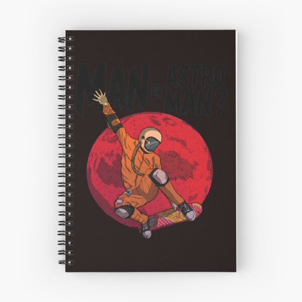 Item preview, Man Or Astro Man Retro Skateboard Astronaut Red Planet designed and sold by Artful-Blooms.