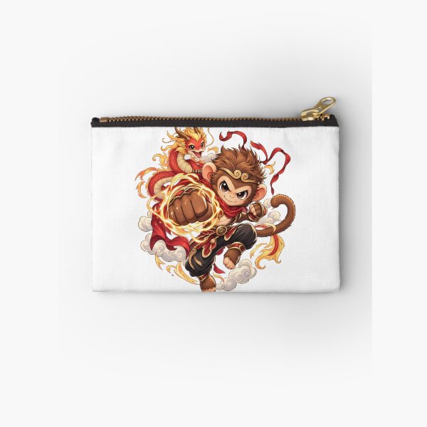 Item preview, Title: Little Monkey, Big Courage – Cute Fire Dragon Warrior designed and sold by 1234saad.
