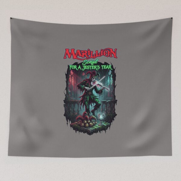 Item preview, Marillion Script Jester Tear Album Art-56 designed and sold by CarolSteinle.