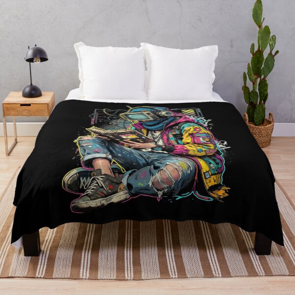 Item preview, Retro Tech Reader: Cyberpunk TV Head & Synthwave Streetwear Graphic designed and sold by HexOne.