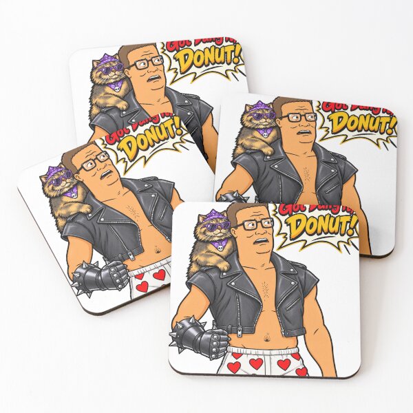 Item preview, Funny Biker Guy In Heart Boxers With Cool Cat On Shoulder Graphic designed and sold by GardnerOConner.