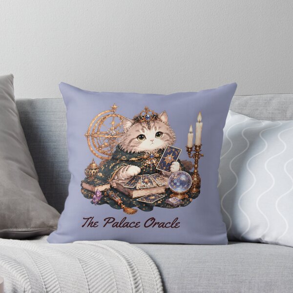 Item preview, Tabby Cat Astrologer – Emerald Cloak, Armillary Sphere & Tarot Card designed and sold by KWW SHOP.