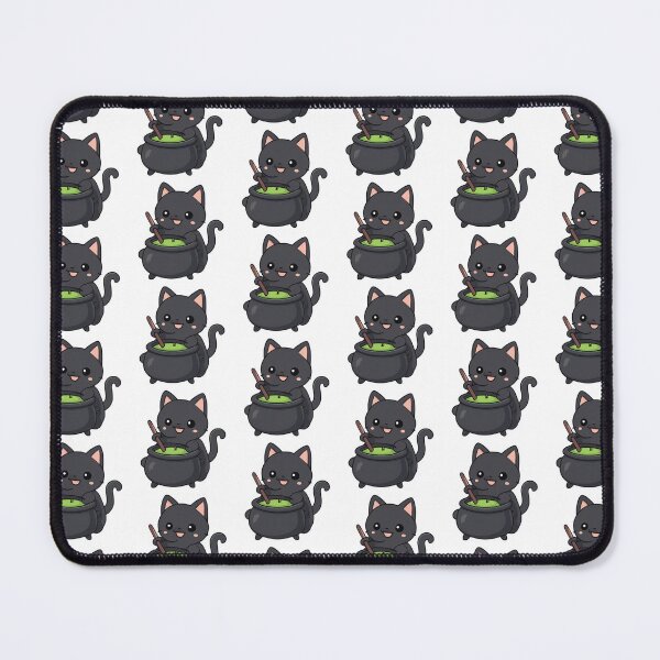Item preview, Cute Black Cat Cauldron designed and sold by SquidMandolin.