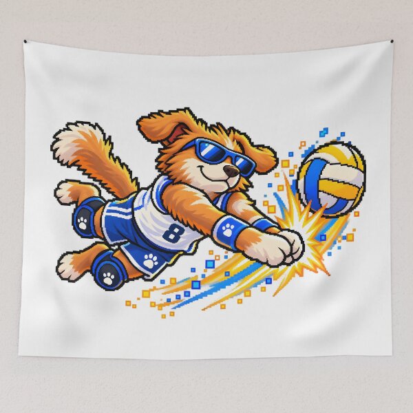 Item preview, Pixel Volleyball designed and sold by TOMSZE.