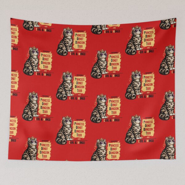 Item preview, Fancy Royal Tabby Cat Wearing Gold Crown And Sunglasses Graphic designed and sold by GardnerOConner.