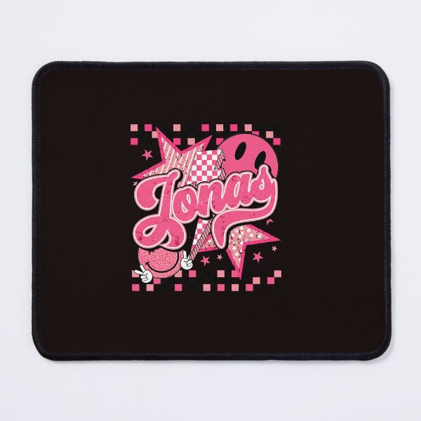 Item preview, Jonas First Name I Love Jonas Girl Checkered Groovy 80's designed and sold by ImeldaSparks.