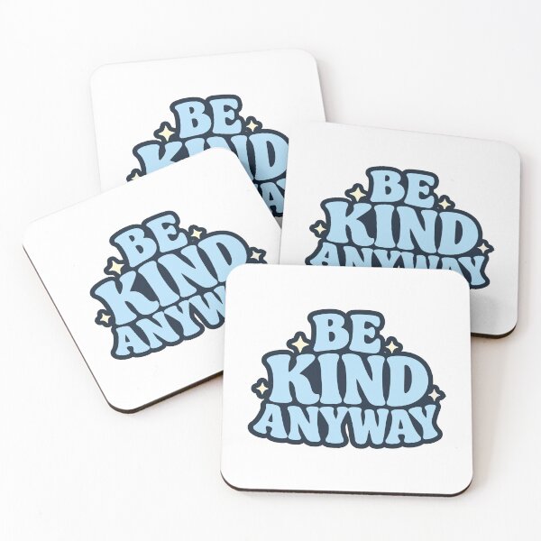 Item preview, Be Kind Anyway Groovy Retro Typography Positive Quote designed and sold by FemmePod.