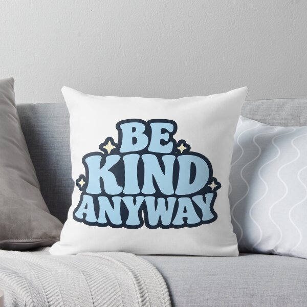 Item preview, Be Kind Anyway Groovy Retro Typography Positive Quote designed and sold by FemmePod.