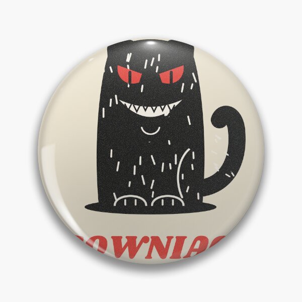 Item preview, Meowniacal Evil Black Cat Plotting designed and sold by somebasic.