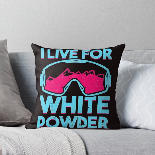 Item preview, Live for White Powder Retro Ski Goggles Snowboarder designed and sold by ImeldaSparks.