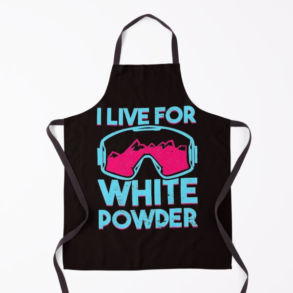 Item preview, Live for White Powder Retro Ski Goggles Snowboarder designed and sold by ImeldaSparks.