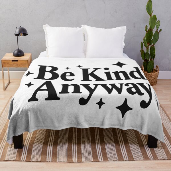 Item preview, Be Kind Anyway Vintage Retro Typography Positive Quote designed and sold by FemmePod.