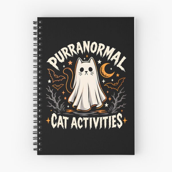 Item preview,  Cat Activities- Ghost Kitty  Spooky illustration designed and sold by TTdesigns123.
