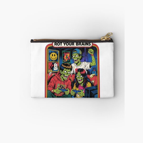 Item preview, Video Games Rot Your Brains Couch Co Op Zombie Gamers Graphic designed and sold by GardnerOConner.
