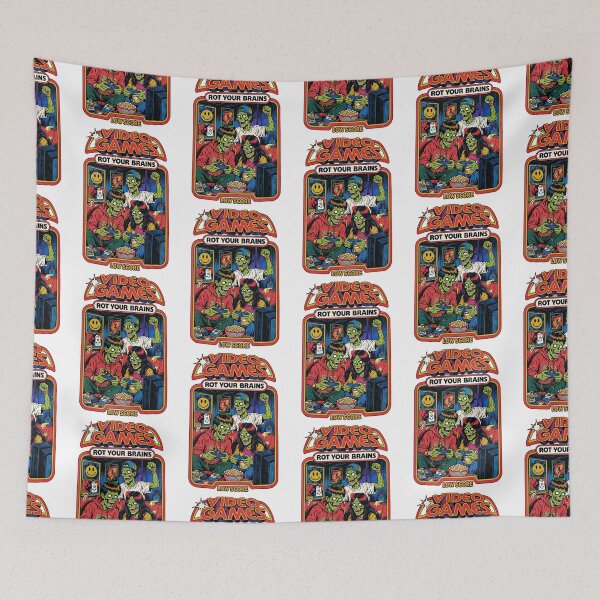 Item preview, Video Games Rot Your Brains Couch Co Op Zombie Gamers Graphic designed and sold by GardnerOConner.