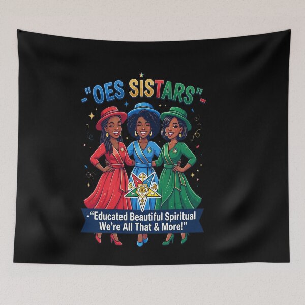 Item preview, OES Order Of The Eastern Star Logo Sistars designed and sold by borumarmlind.