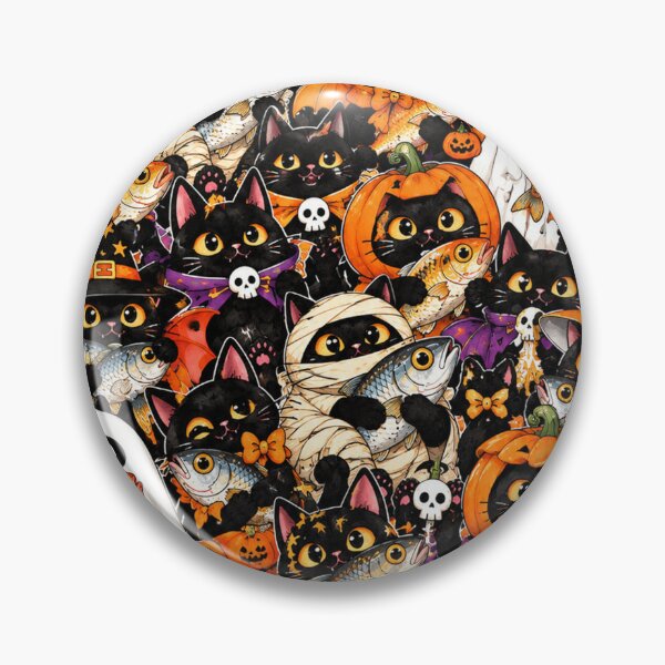 Item preview, Black Cat Halloween designed and sold by clarkfraser.