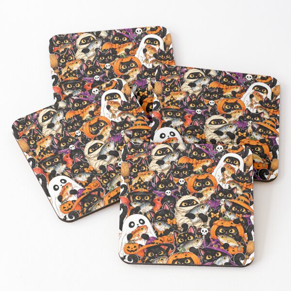 Item preview, Black Cat Halloween designed and sold by clarkfraser.