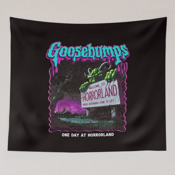Item preview, Goosebumps Horrorland R.L. Stine Nostalgia Art designed and sold by Ahkamnash.