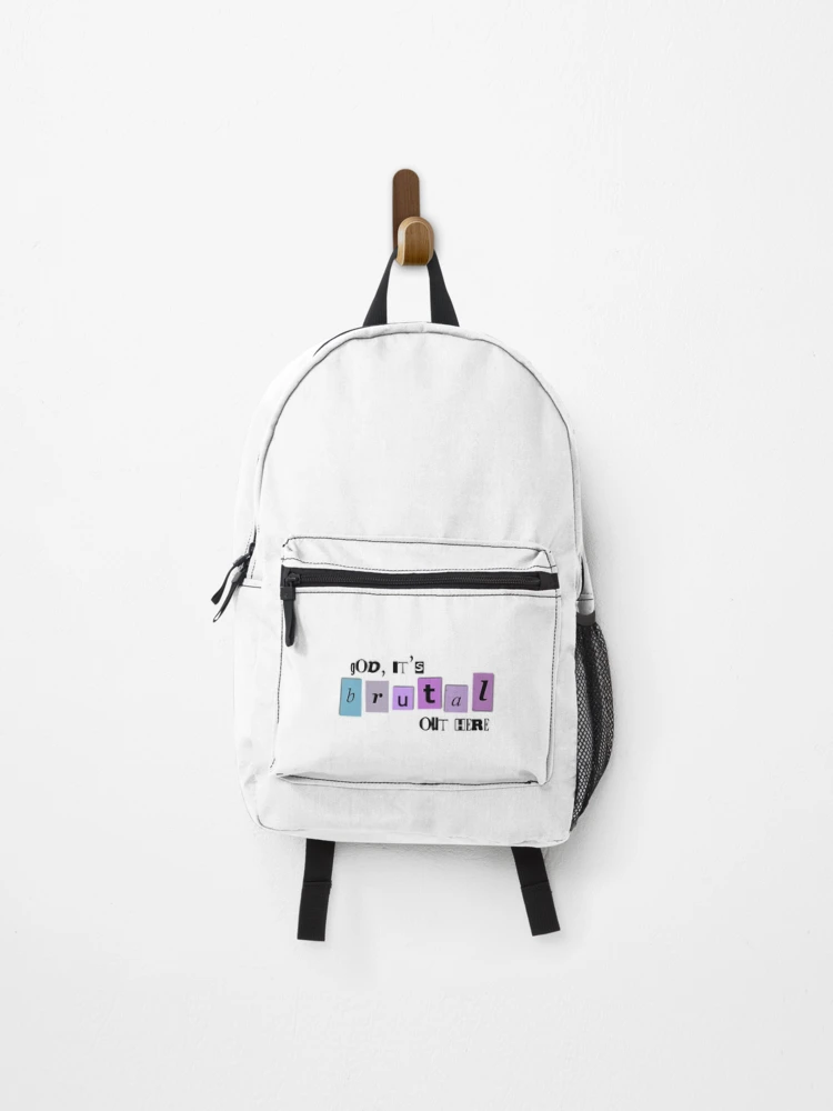 Thumbnail 1 of 3, Backpack, Brutal Ransom Lettering designed and sold by msmodentos.