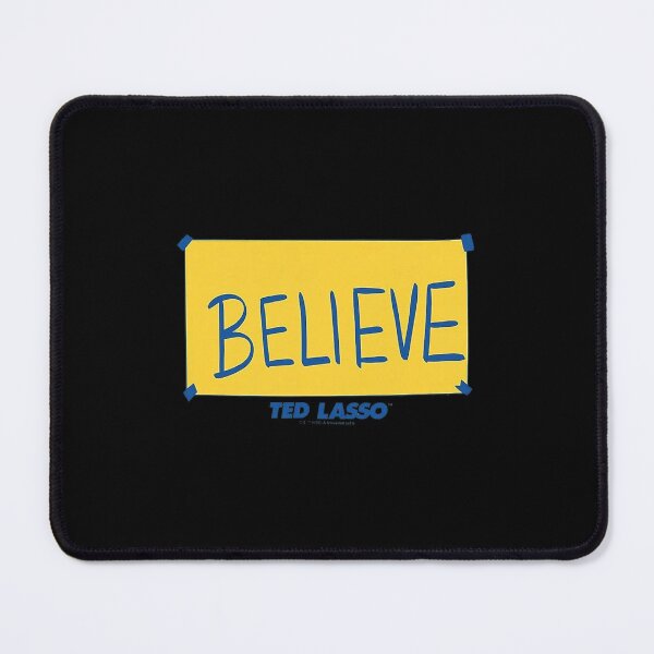 Item preview, Ted Lasso Believe Yellow Sign Motivational Fandom designed and sold by barrycantre11.