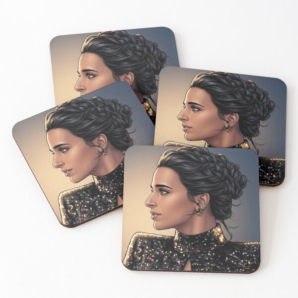 Item preview, Aaliyah Sunset SN Actress LGBTQ+ Cartoon Decor Comic Wall Art Print Poster Shirt Clock Blanket KDrama designed and sold by Mind Space.