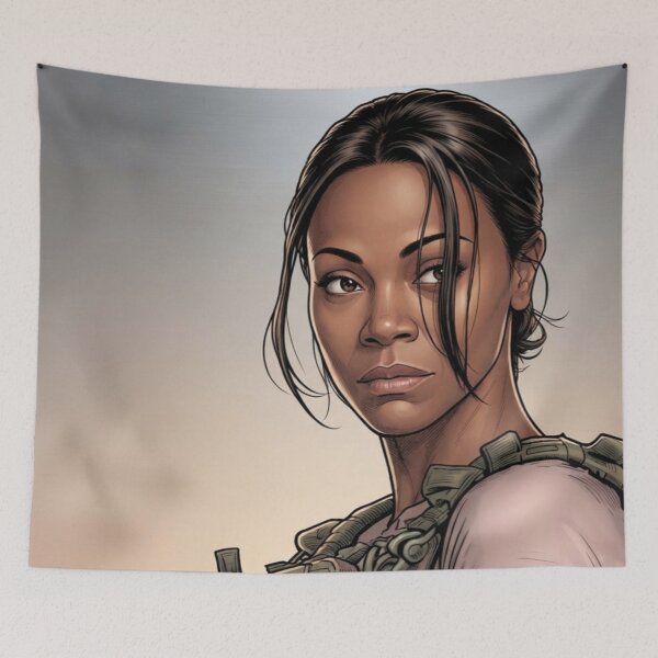 Item preview, War ZS Joe Actress LGBTQ+ Cartoon Decor Comic Wall Art Print Poster Shirt Clock Blanket KDrama designed and sold by Mind Space.