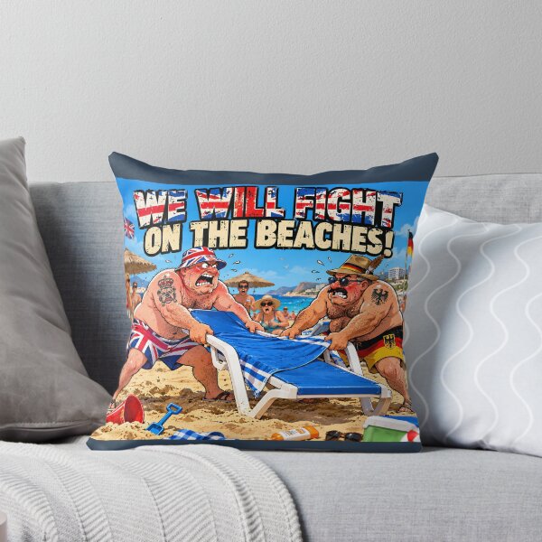 Item preview, We Will Fight on the Beaches – Sunbed Wars Humour designed and sold by Hornace88studio.