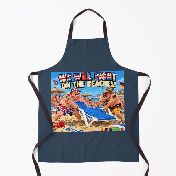 Item preview, We Will Fight on the Beaches – Sunbed Wars Humour designed and sold by Hornace88studio.