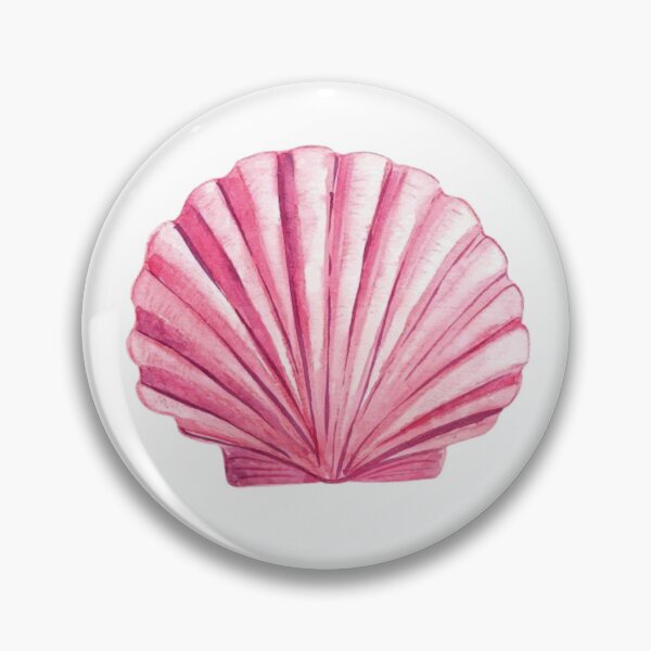 Item preview, Pink Seashell Watercolor Design – Coastal Beach Aesthetic Ocean Lover Gift designed and sold by AandBCollective.