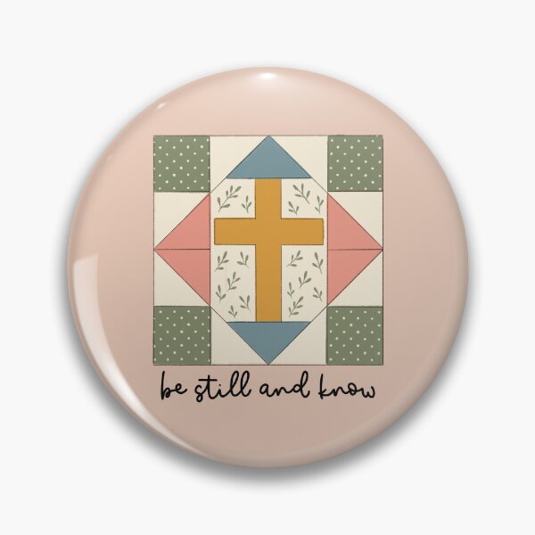 Item preview, Be Still and Know Quilt Block designed and sold by Abbiegq.