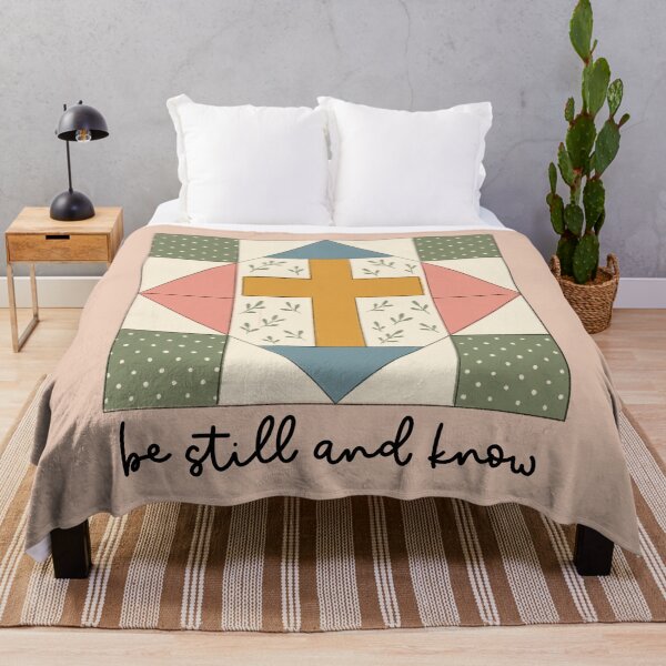 Item preview, Be Still and Know Quilt Block designed and sold by Abbiegq.
