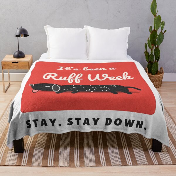Item preview, It's Been a Ruff Week Tired Dachshund designed and sold by somebasic.