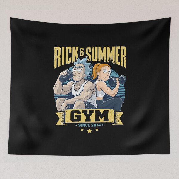 Item preview, Rick And Summer Gym designed and sold by Claudineamin.